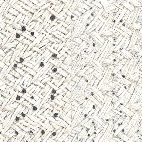 Topical textile print cross-section