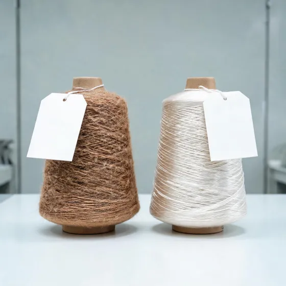 Spun and filament yarn cones