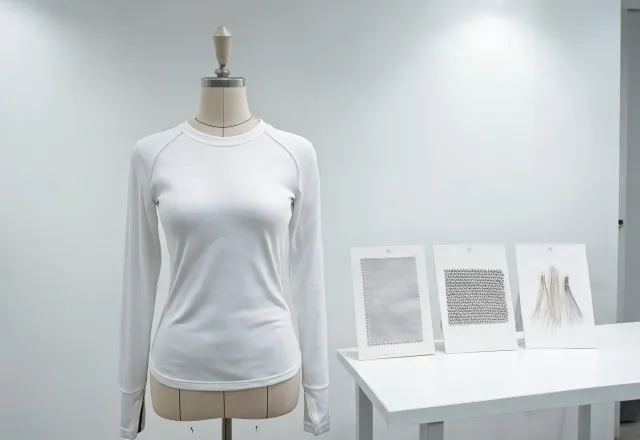 Performance apparel knit sample