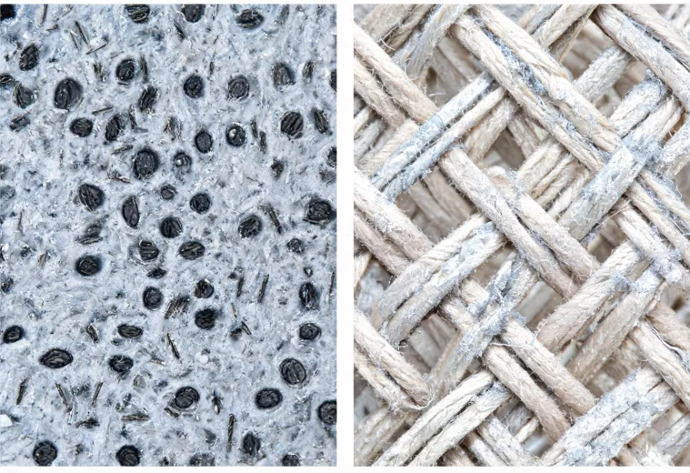 Embedded and printed textile cross-sections under review